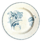 Plat rond hb&cie en terre de fer, service  provenal
