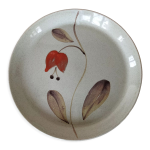 Plat rond  hollandia  sarreguemines atelier d'art