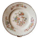 Plat rond terre de fer minton par sarreguemines Plat rond terre de fer minton par sarreguemines