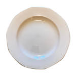 Plat rond vintage rose de la manufacture digoin