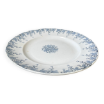 Plat rondvintage terre de fer luneville modle  nina  made in france
