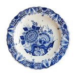 Plat royal delft blue holland peint � la main
