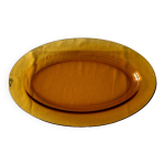 Plat de service ambre duralex made in france Plat de service ambre duralex made in france