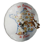 Plat de service  fromage en porcelaine de limoges