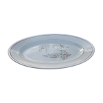 Plat de service ovale de la faencerie de gien modle pigalle ancien