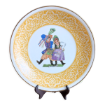 Plat de service en porcelaine de wa?brzych - danse