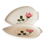 Plat de service , ravier villeroy et boch forme de feuille