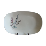 Plat de service rectangulaire raynaud - limoges unic - glaeuls