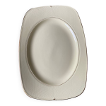 Plat de service rectangulaire salins