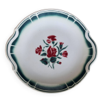 Plat de service rond  oreilles vintage