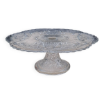 Plat sur pied gâteau tarte transparent 3313 Plat sur pied gâteau tarte transparent 3313