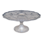 Plat sur pied tarte gâteau transparent manage Plat sur pied tarte gâteau transparent manage