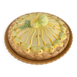 Plat  tarte en barbotine poires
