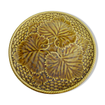 Plat  tarte en faence de gien