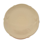 Plat à tarte en faïence de gien collection  rocaille Plat à tarte en faïence de gien collection  rocaille