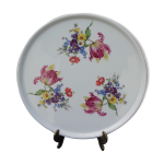 Plat à tarte en porcelaine de chauvigny diam 31 cm Plat à tarte en porcelaine de chauvigny diam 31 cm