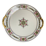 Plat � tarte porcelaine de limoges charles ahrenfeldt art d�co