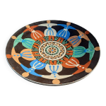 Plat terre cuite maille