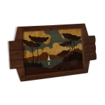 Plateau art déco décor moderniste Plateau art déco décor moderniste