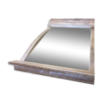 Plateau en bois clair miroir - art d�co