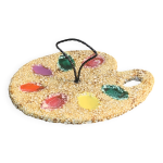Plateau  fromages palette vintage en cramique vallauris