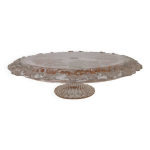 Plateau  gteaux sur pied vintage walther glass mikasa allemagne