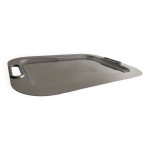 Plateau en inox 70s