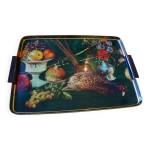 Plateau en mlamin vintage 70s