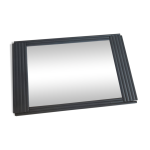 Plateau miroir art dco