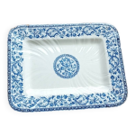 Plateau , de service, centre de table en faence de gien france