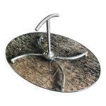Plateau service mtal argent 1960 / 70