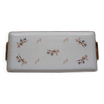 Plateau de service en porcelaine liser� dor� villeroy et boch