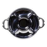 Plateau � hors - d ?uvre jean couzon en inox 18 / 10, 5 compartiments