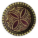 Plateau ou vide poche xl cuivre maill dcoration ethnique tribal