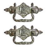 Poign�es � porter en acier galvanis� ann�es 1950 / 60