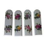 Poignes de porte porcelaine vintage.