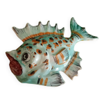 Poisson mural en cramique style vallauris