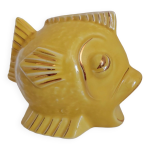 Poisson tirelire cramique vintage 50's