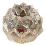Porte - bougie artichaut cristal orrefors sude luciole.