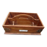 Porte - bouteilles en bois et plaques mailles