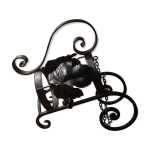 Porte bouteille fer forgé déco vigne Porte bouteille fer forgé déco vigne