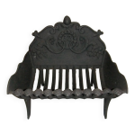 Porte bches, chenet ancien en fonte