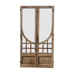 Porte en chne vitre xix / xx