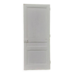 Porte de communication h221, 5xl90cm ancienne panneaute, moulure, intrieure