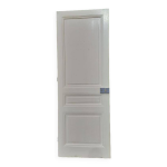 Porte de communication h221x79cm ancienne panneaute, moulure, intrieure