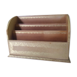 Porte courrier en cuir