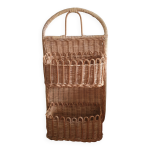 Porte - courrier en rotin