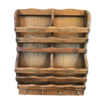 Porte lettres 4 cases en bois
