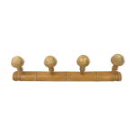 Porte - manteaux 4 patres bambou