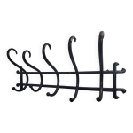 Porte manteau ancien en bois courb� 5 pat�res